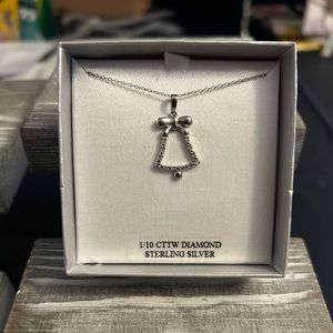 Sterling Silver Bell Necklace - After Christmas Sale Reg $100